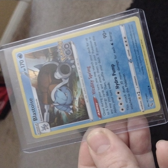 POKEMON-Blastoise Holographic rare card! Perfect Condition. - Picture 5 of 5
